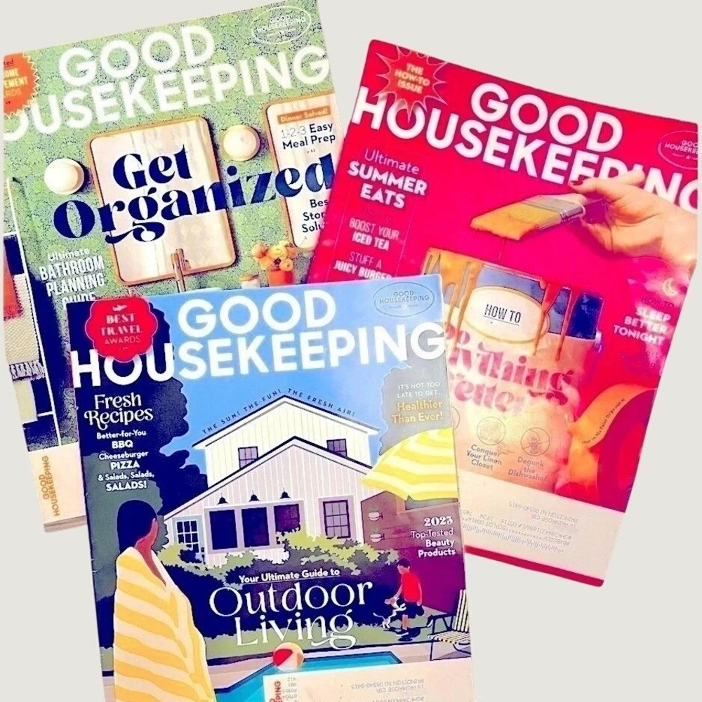 Good Housekeeping Magazines March May June 2023 Issues Lot Of 3